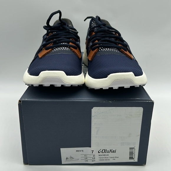 1903- Olukai Manele Men’s Gold Shoes Size 7 NWT - Picture 8 of 10